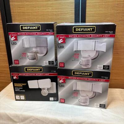 Hard Wired Motion Activated Security Lights, New