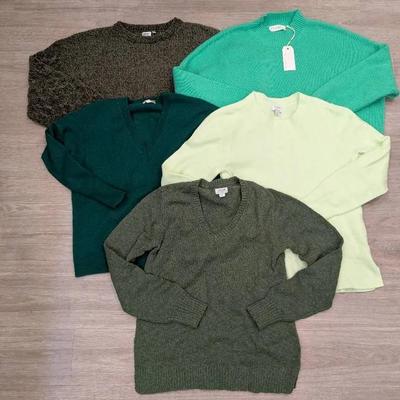 Green Sweaters - J Crew, By Together, Fashion Apparel (Sizes Xxs-XL)