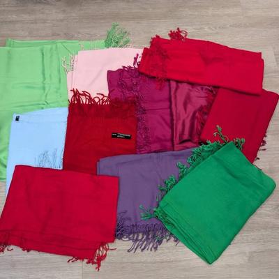 Various Pashemina Scarves 