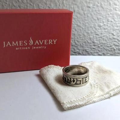 Men's James Avery Song Of Solomon Ring - Size 10.5