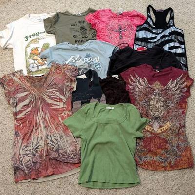 Women’s Clothing - DKNY, Almost Famous, Apt 9, Vans, Harley Davidson Hat - Sizes S-M