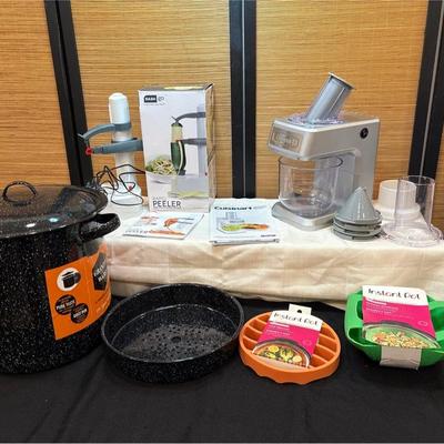 Cuisinart Prep Express Slicer, Rapid Peeler, Granite Wear Pot, and Other Kitchen Tools  