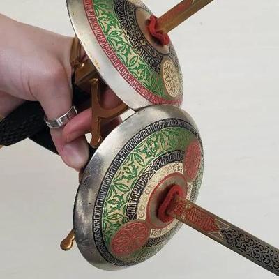 Pair Of Vintage Spanish Decorative Fencing Swords
