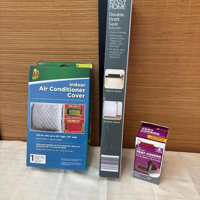 Home Vent Covers and Door Draft Wedge, All New