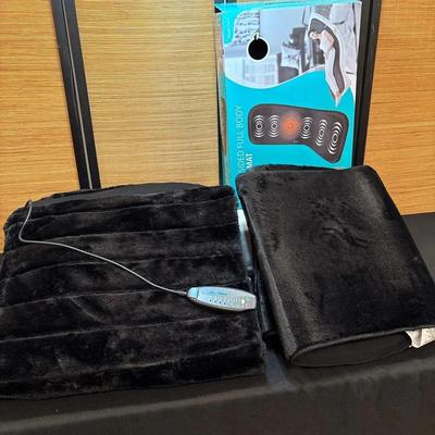 Heated Full-Body Massage Mats, New (only one cord, can be used for both)
