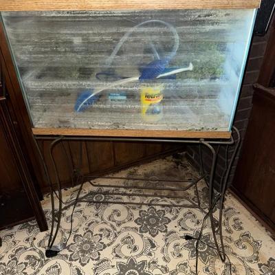 Aquarium With Metal Stand