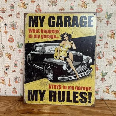 Vintage Metal Sign