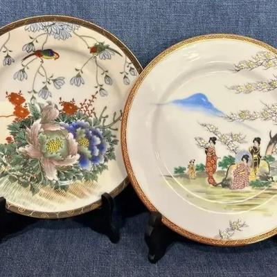 Antique Japanese Porcelain Plates