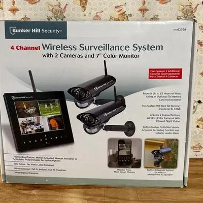 4 Channel Wireless Surveillance System 