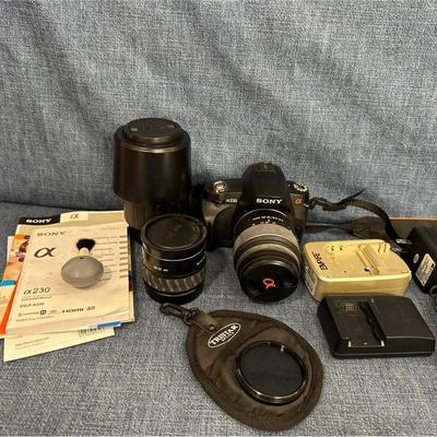 Sony a230 with additional lenses 