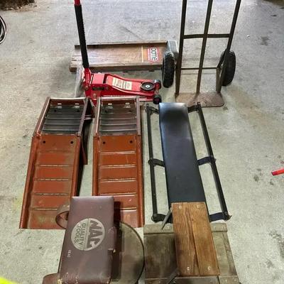 Pittsburg 2 Ton Low Profile Rapid Pump Jack and more