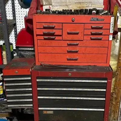 Mac Tool Box filled with MAC and Snap On Tools