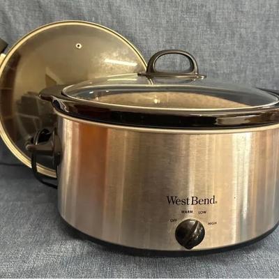 West Bend Slow Cooker And Sauce Pan