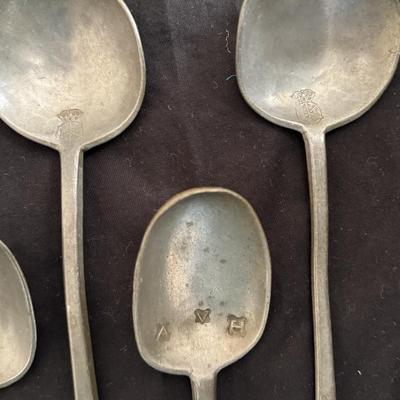 Sale Photo Thumbnail #121: Antique Pewter 1700-1800s