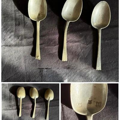 Sale Photo Thumbnail #124: Antique Pewter 1700-1800s