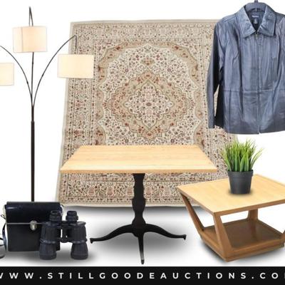 Sale Photo Thumbnail #5: Uggs, decoys, bird houses, artwork, Le Creuset, Thomas Kincaid, artwork, jewelry, furniture, antiques, sterling silver, rugs, camel saddle, pottery, Rachel Ray, cookware, appliances, lamps, arrowheads, coins, nutcrackers, stamp collections, Kendra Scott, 