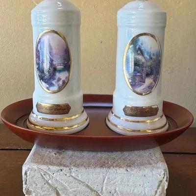 Sale Photo Thumbnail #47: Thomas Kinkade Salt & Pepper Set