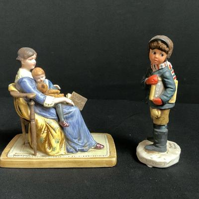 Norman Rockwell "Bedtime" & "Back to School"