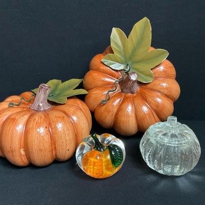 Ceramic & Glass Pumpkins by Lenox & More