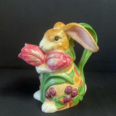 Fitz & Floyd, Essentials Blackberry Rabbit Pitcher