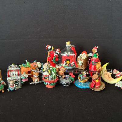 Enesco Vintage Animal Ornaments