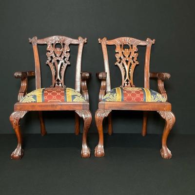 Miniature Chippendale Style Chairs