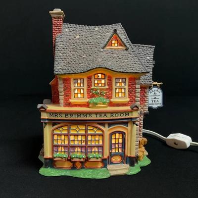Department 56, Dickens Village Series, “Mrs. Brimm’s Tea Room”