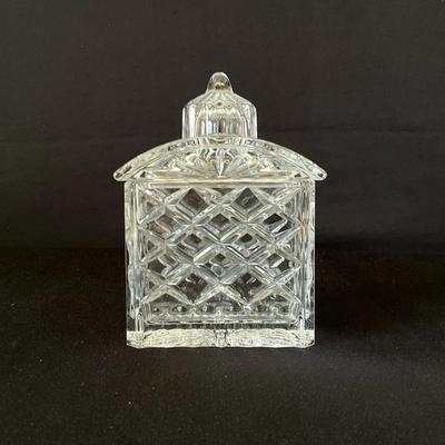 Vintage Gorham Chantilly Crystal Tea Caddy