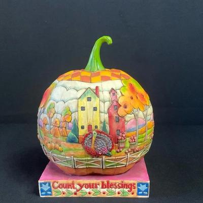 Jim Shore, Count Your Blessings Pumpkin