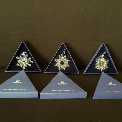 Swarovski Crystal Snowflake Ornaments 