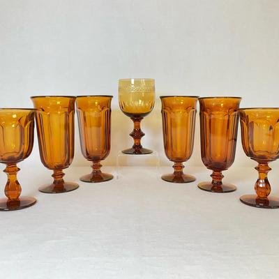 Imperial Glass Amber Iced Tea Glasses & More