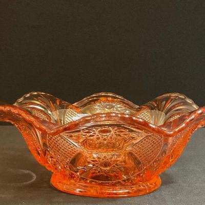 Pink Depression Glass Bowl