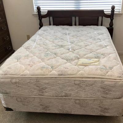 Headboard, Frame & Mattress/Box Spring