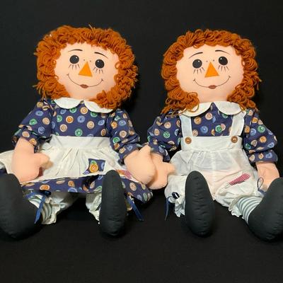 Vintage Raggedy Ann & Andy Dolls