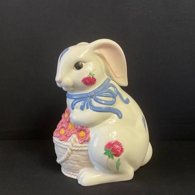 Lenox, Poppies On Blue, Bunny Cookie Jar 