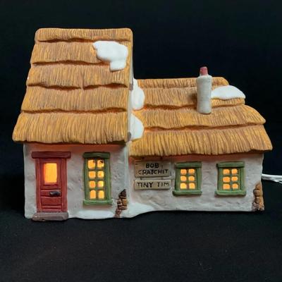Department 56, Dickens Village Series, “The Cottage Of Bob Cratchit & Tiny Tim”