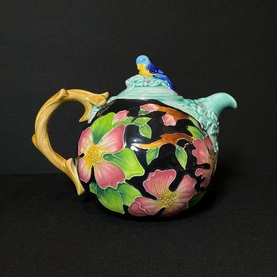 Blue Sky Clayworks Dogwood Teapot
