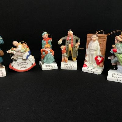 Norman Rockwell Ornaments 1985-1990