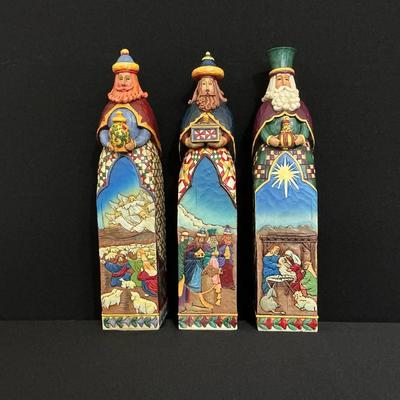 Jim Shore Heartwood Creek Three Wise Men Nativity Figurines 