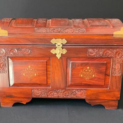 Carved Hope Chest