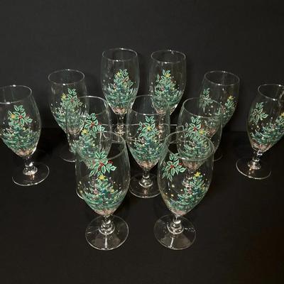 Happy Holidays Stemmed Glassware By Nikko