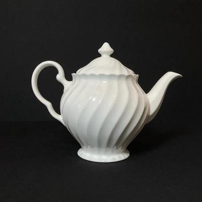 Johnson Bros Regency White Earthenware Teapot