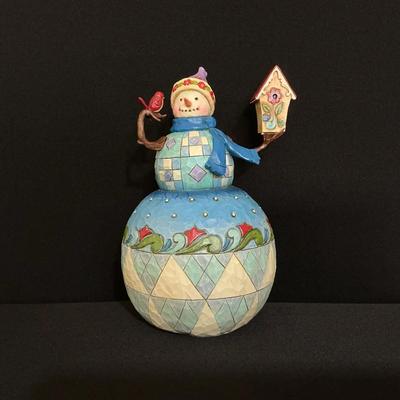 Jim Shore “There’s No Place Like Home” Snowman Figurine 