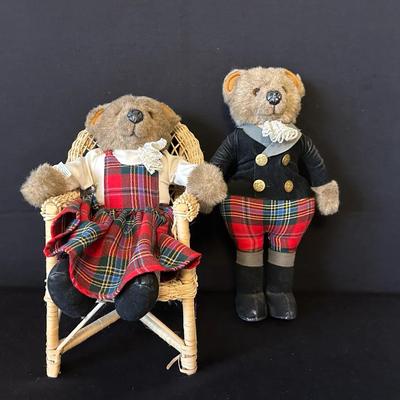 Little Folk Vintage Bear Pair