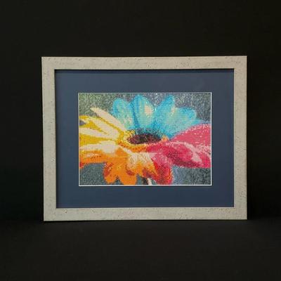 Framed Flower Diamond Art