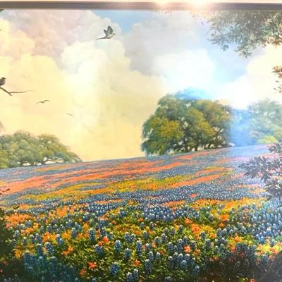 Larry Dyke Natures Patchwork Print 