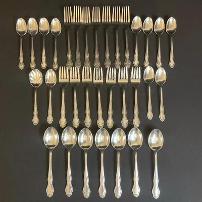 Northland Stainless Rose Pattern Flatware