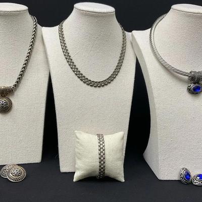 Bold Silver Tone With A Touch Of Gold