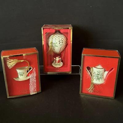 Lenox Holiday Ornaments 