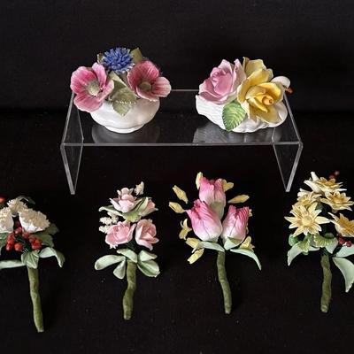 Bone China And Ceramic Flowers
